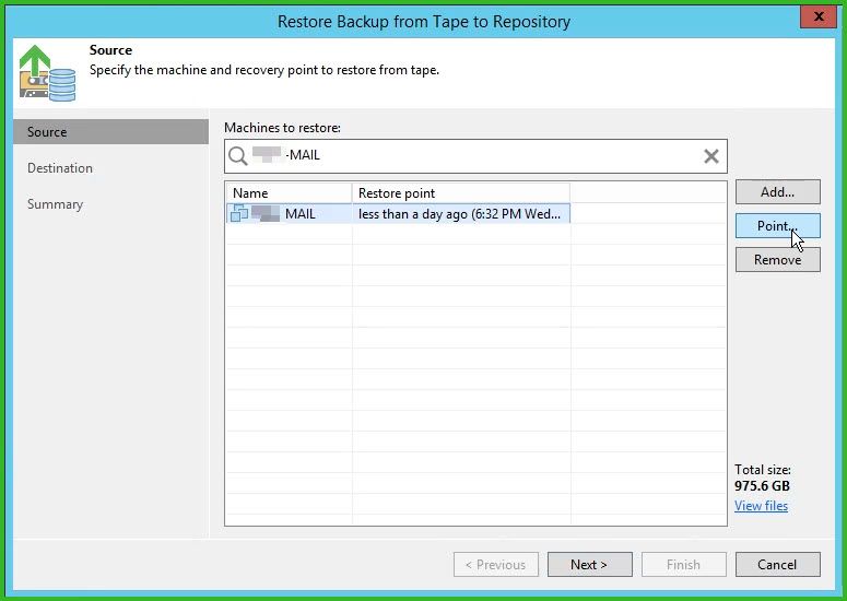 Exchange Restore From Tape With Veeam Nathan Oldfield