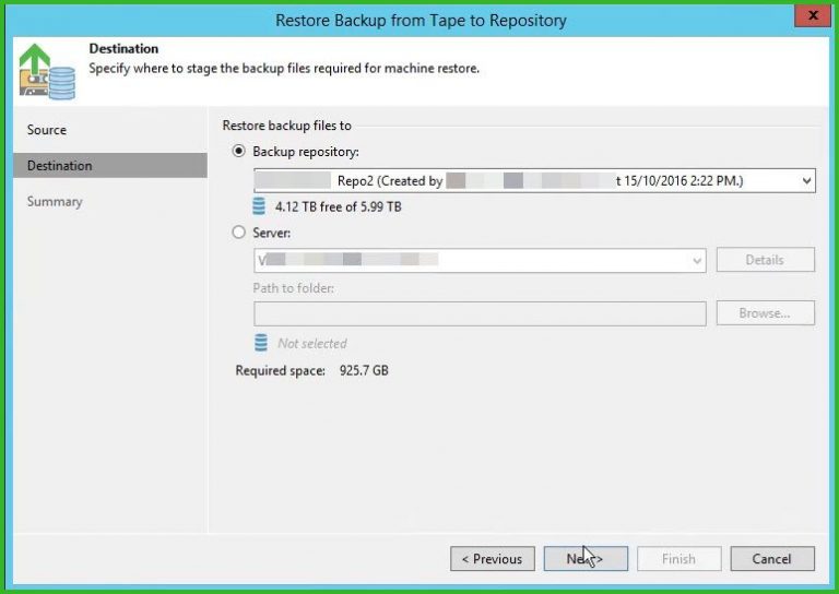 Exchange Restore From Tape With Veeam Nathan Oldfield